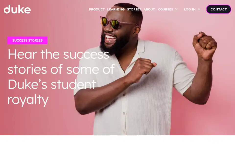 Screenshot of duke.co