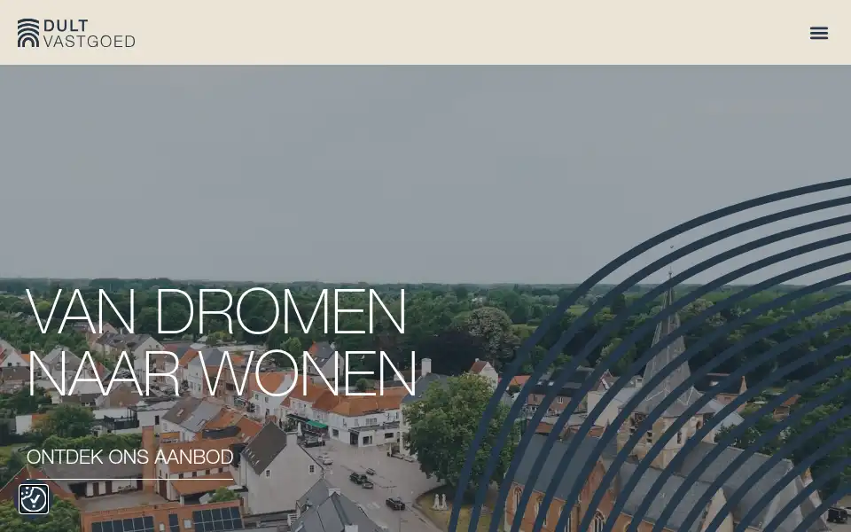 Screenshot of dultvastgoed.be