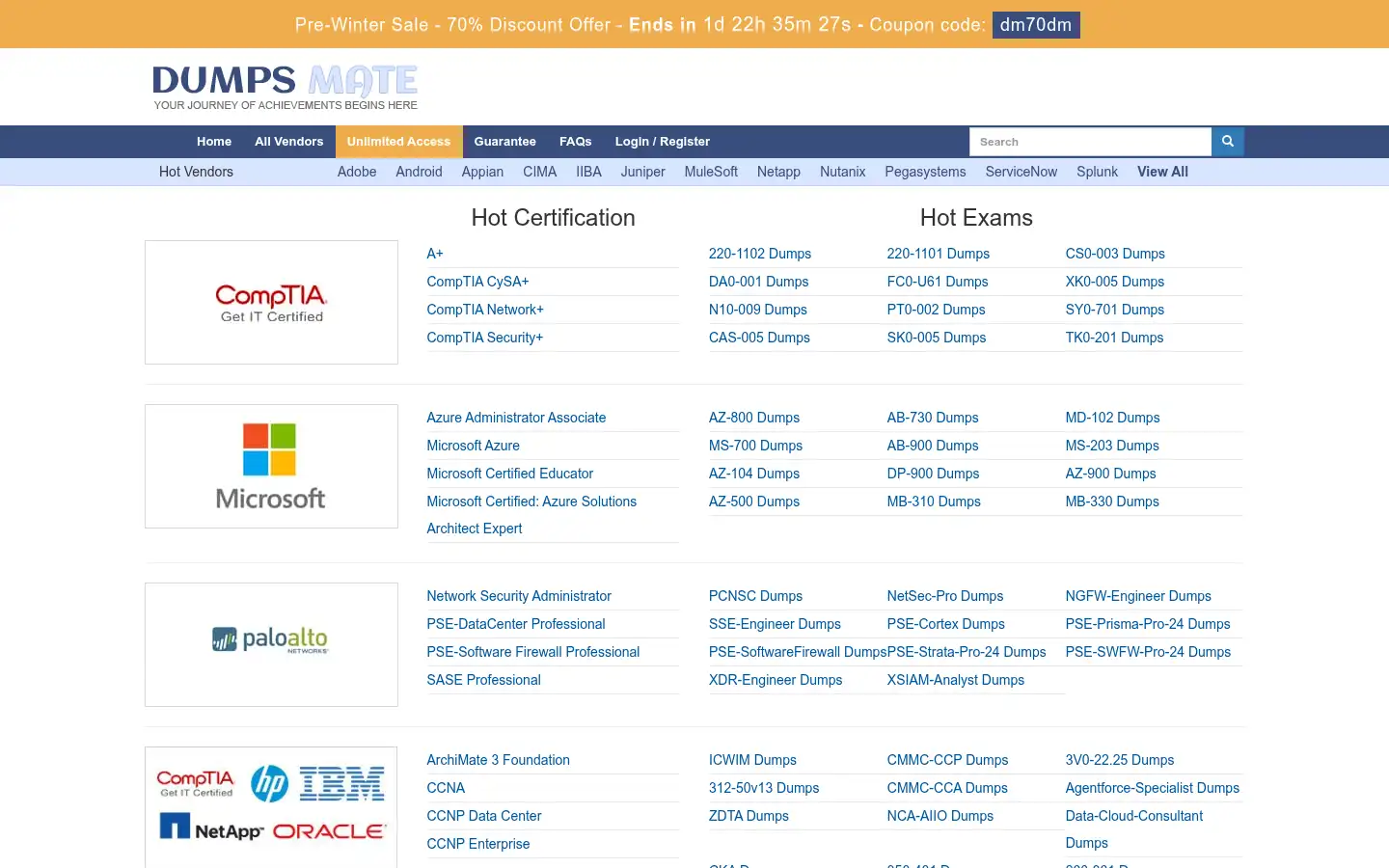 Screenshot of dumpsmate.com