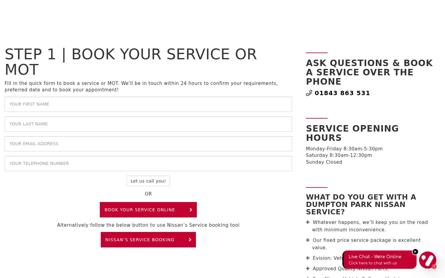 Screenshot of dumptonpark.co.uk