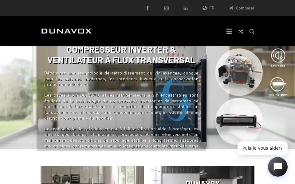 Screenshot of dunavox.com