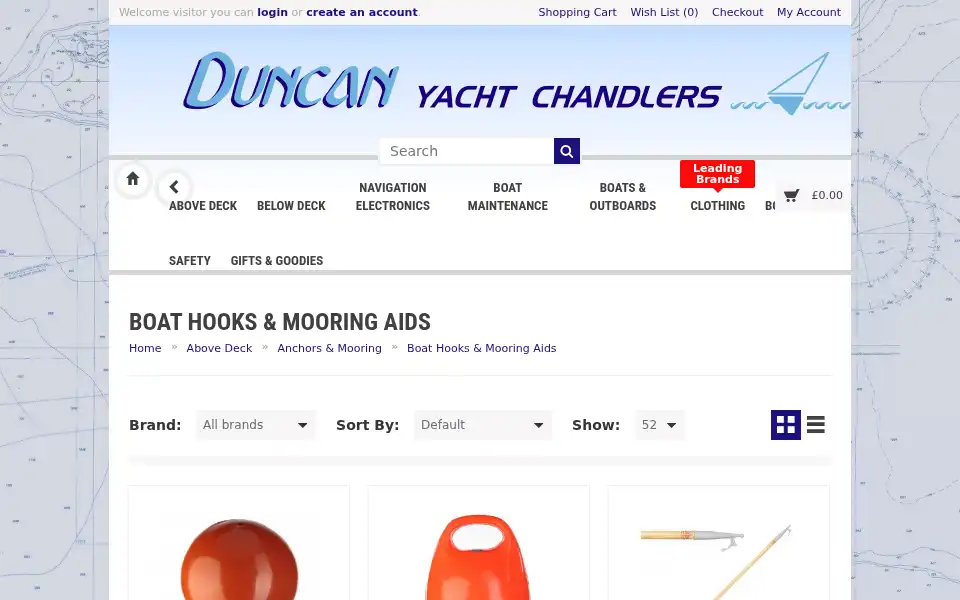 Screenshot of duncanyacht.co.uk