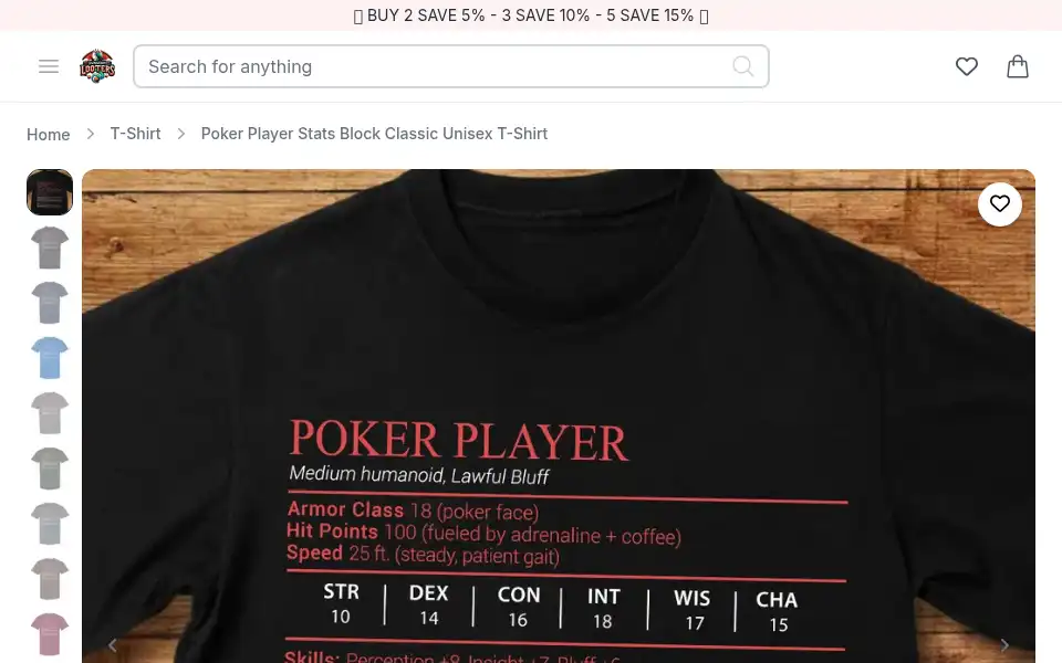 Screenshot of dungeonlooters.com