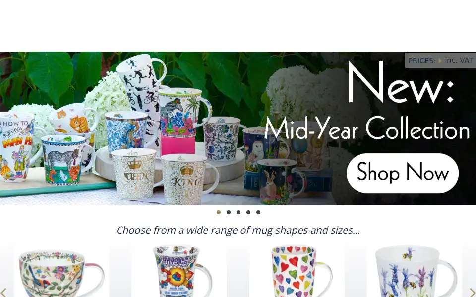 Screenshot of dunoonmugs.co.uk