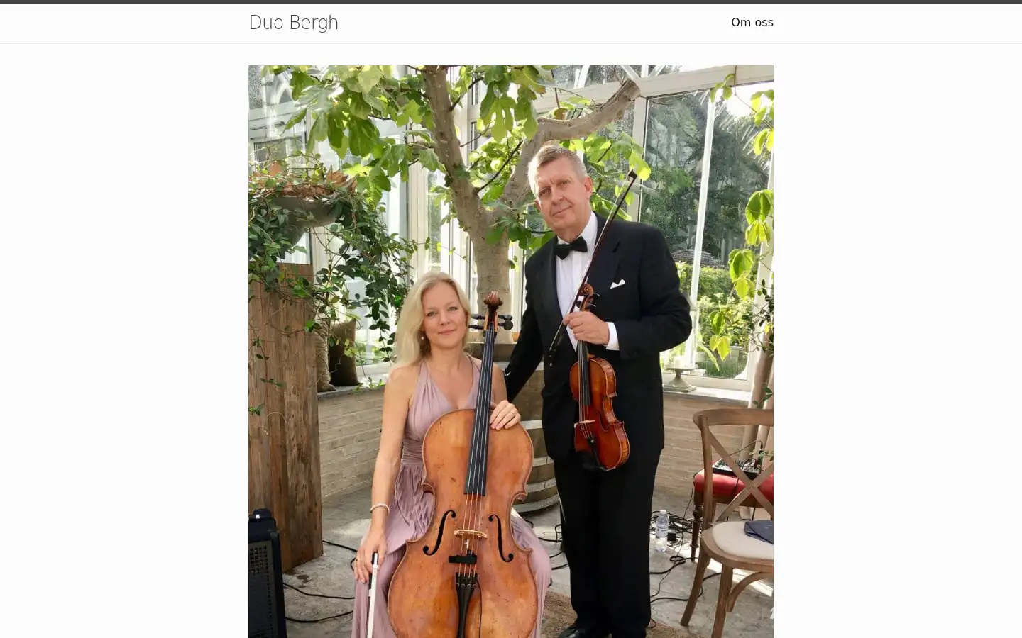 Screenshot of duobergh.se