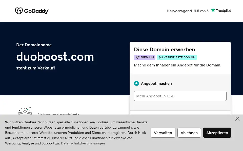 Screenshot of duoboost.com