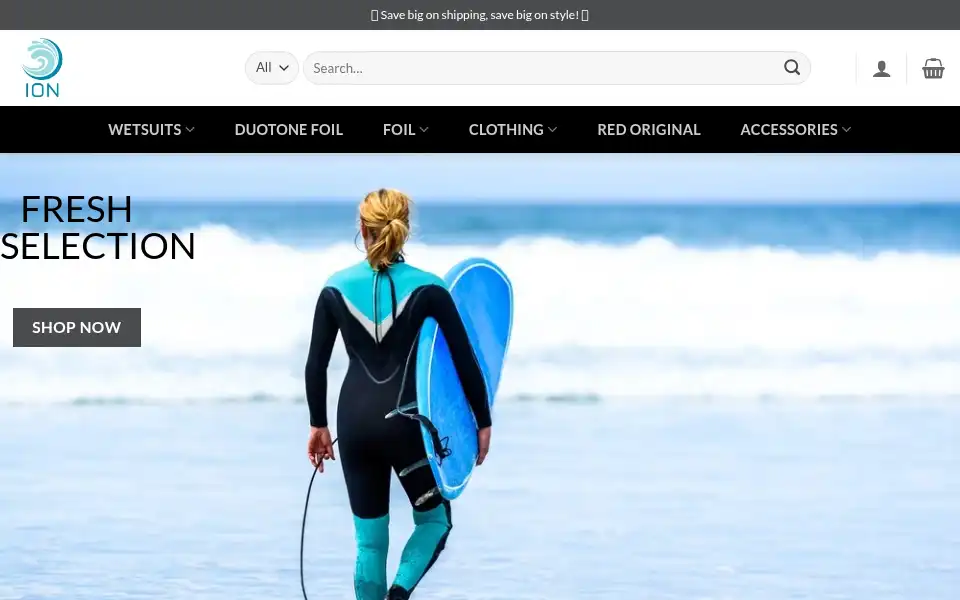 Screenshot of duotoneshop.com