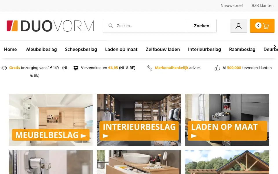 Screenshot of duovorm.nl