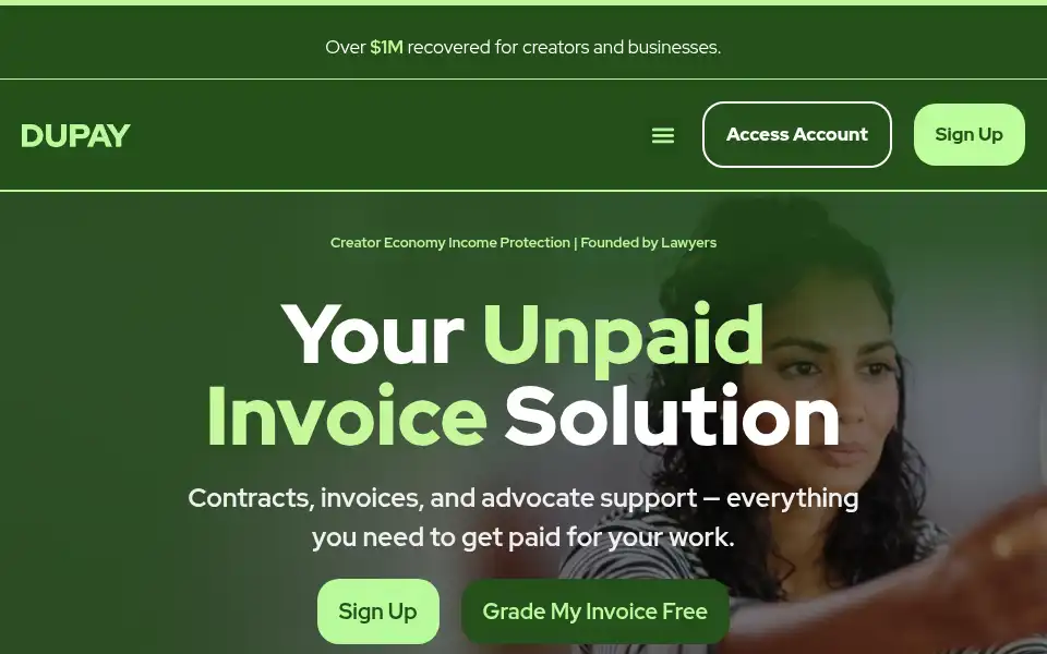 Screenshot of dupayme.com