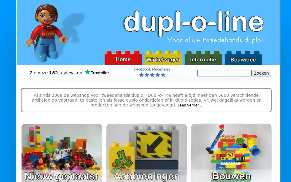 Screenshot of dupl-o-line.nl