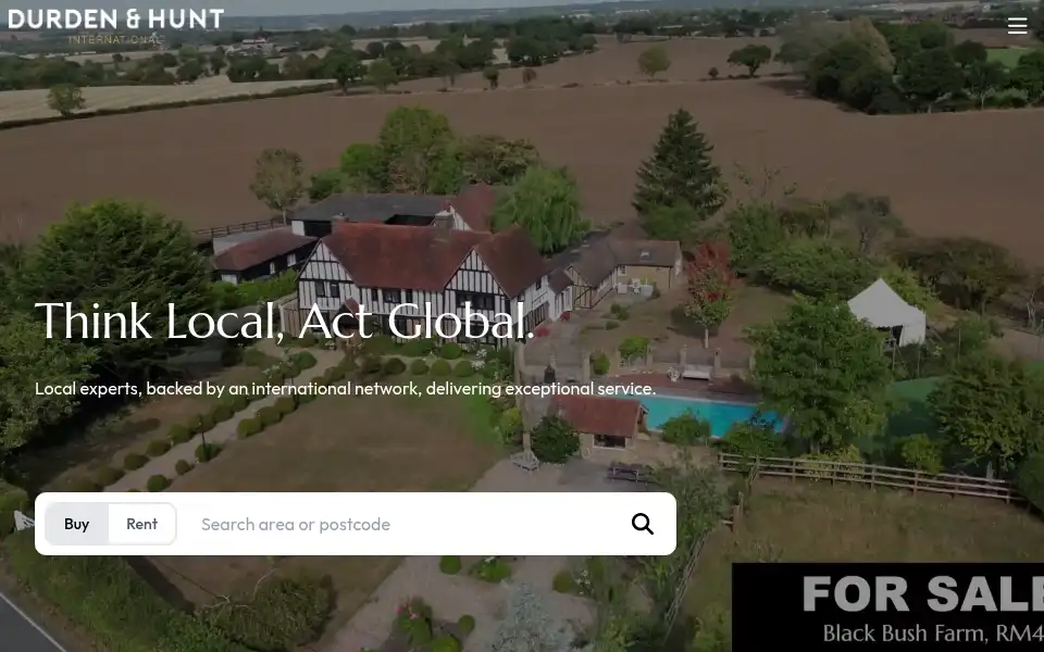 Screenshot of durdenandhunt.co.uk