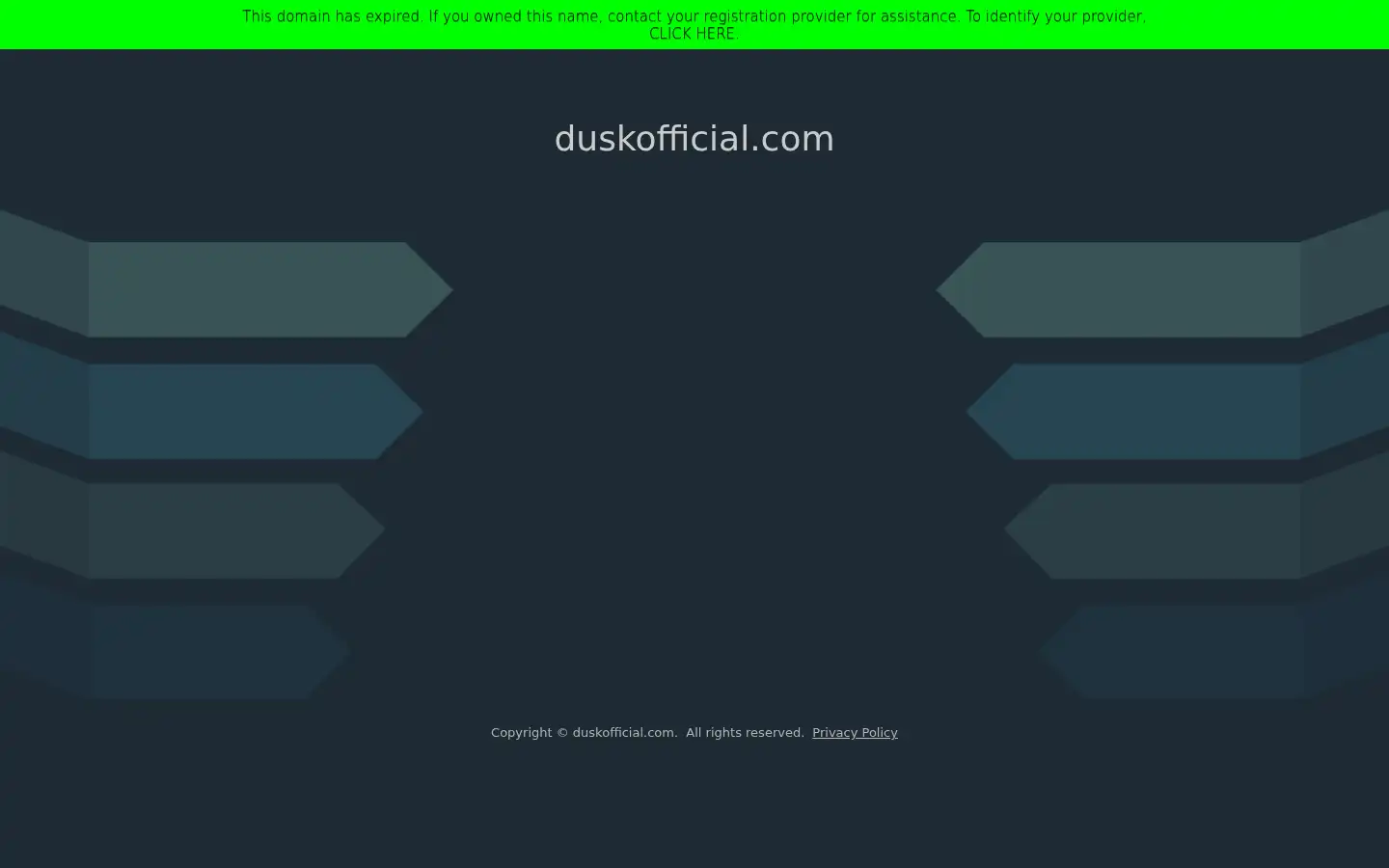 Screenshot of duskofficial.com