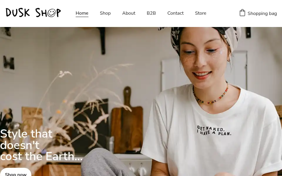 Screenshot of duskshop.lt