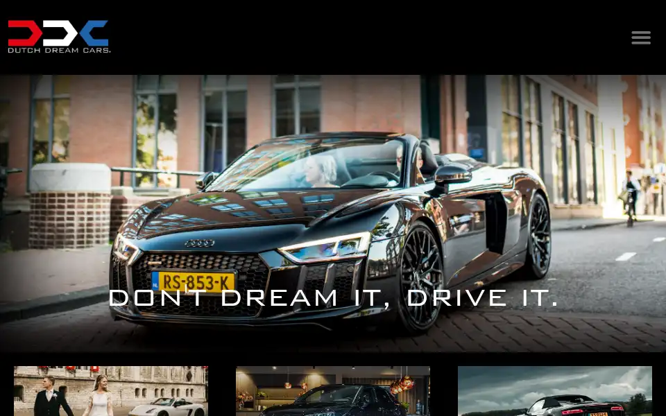 Screenshot of dutchdreamcars.nl