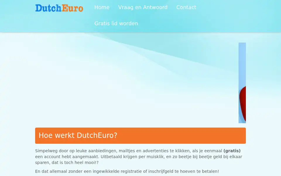 Screenshot of dutcheuro.nl