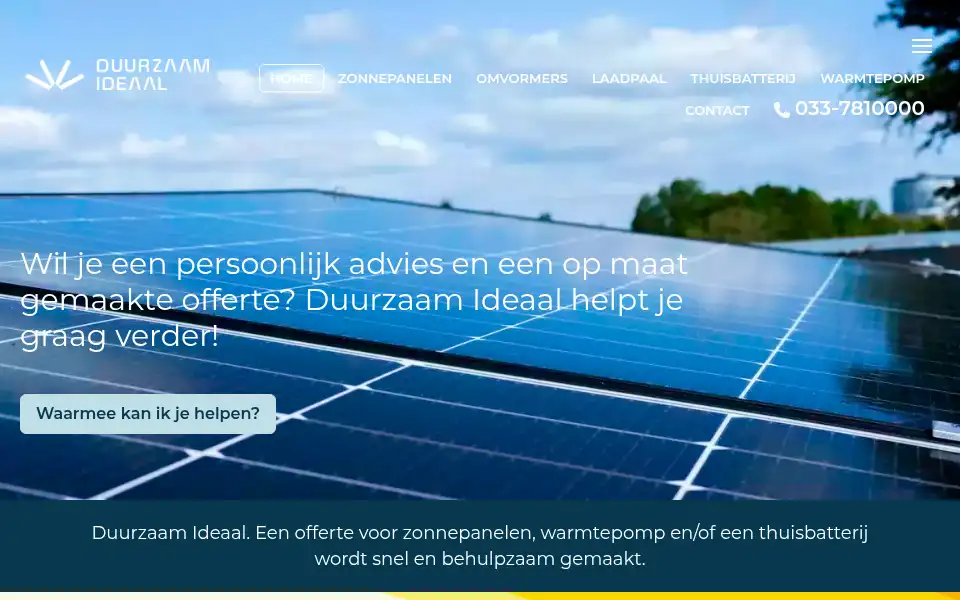 Screenshot of duurzaamideaal.nl