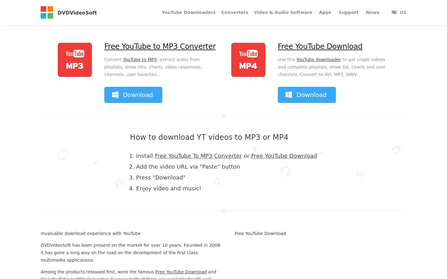 Screenshot of dvdvideosoft.com
