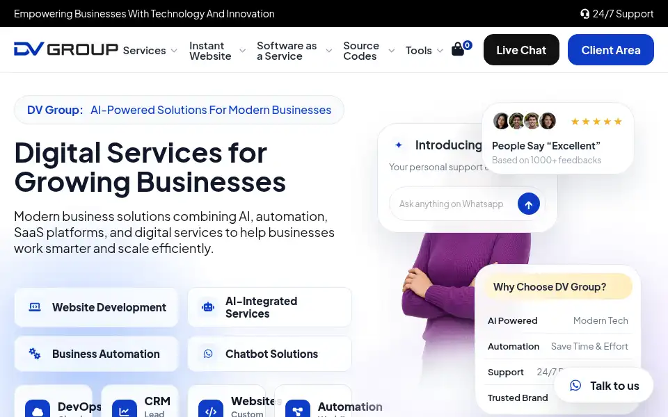 Screenshot of dvgroup.co.in