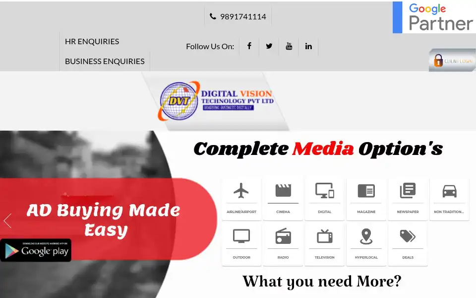 Screenshot of dvtpl.com