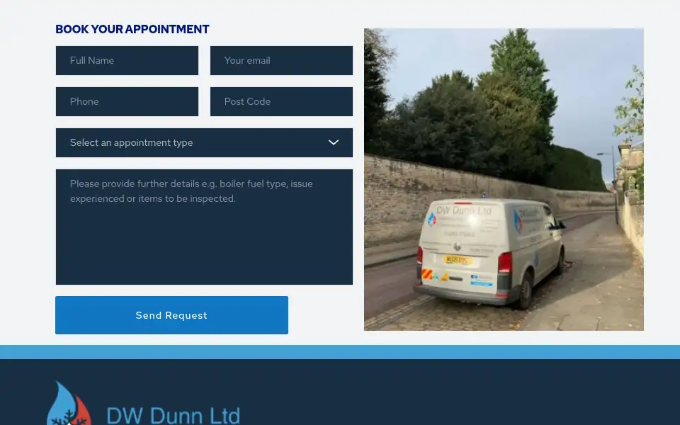 Screenshot of dwdunn.co.uk