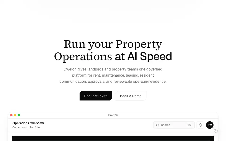 Screenshot of dwelon.com