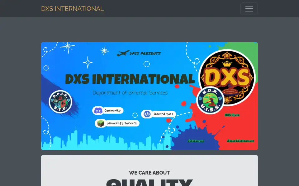 Screenshot of dxsteam.pages.dev