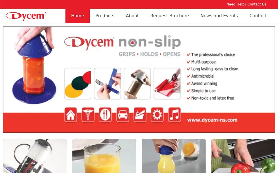 Screenshot of dycem-ns.com