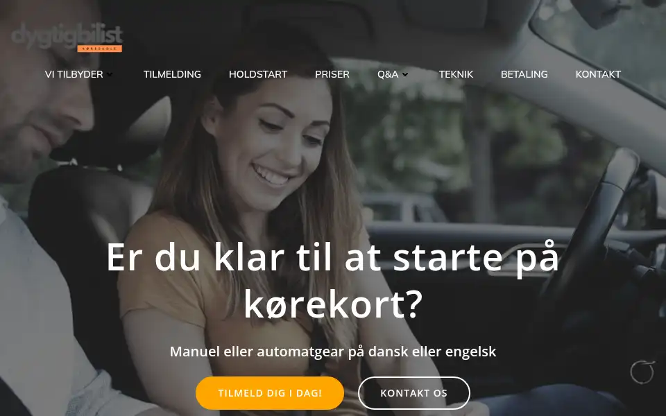 Screenshot of dygtigbilist.dk
