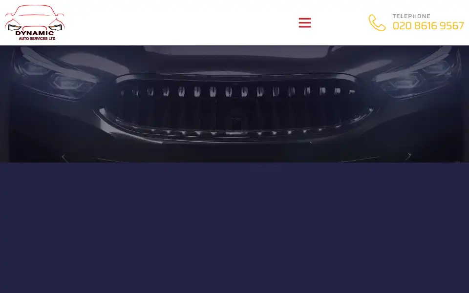 Screenshot of dynamicautosservice.co.uk