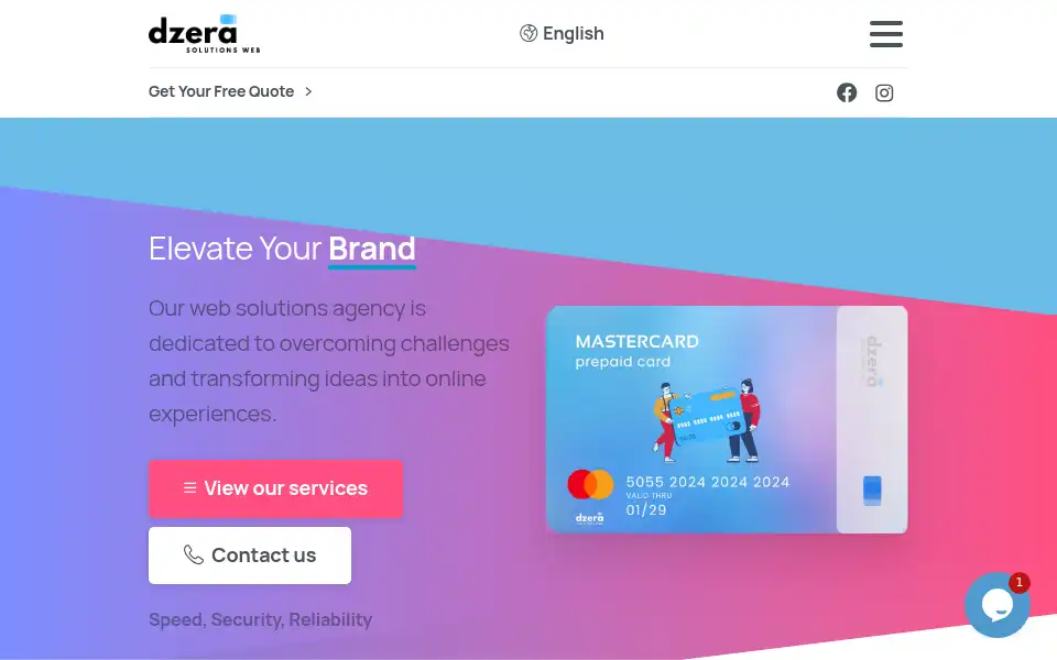 Screenshot of dzera.org