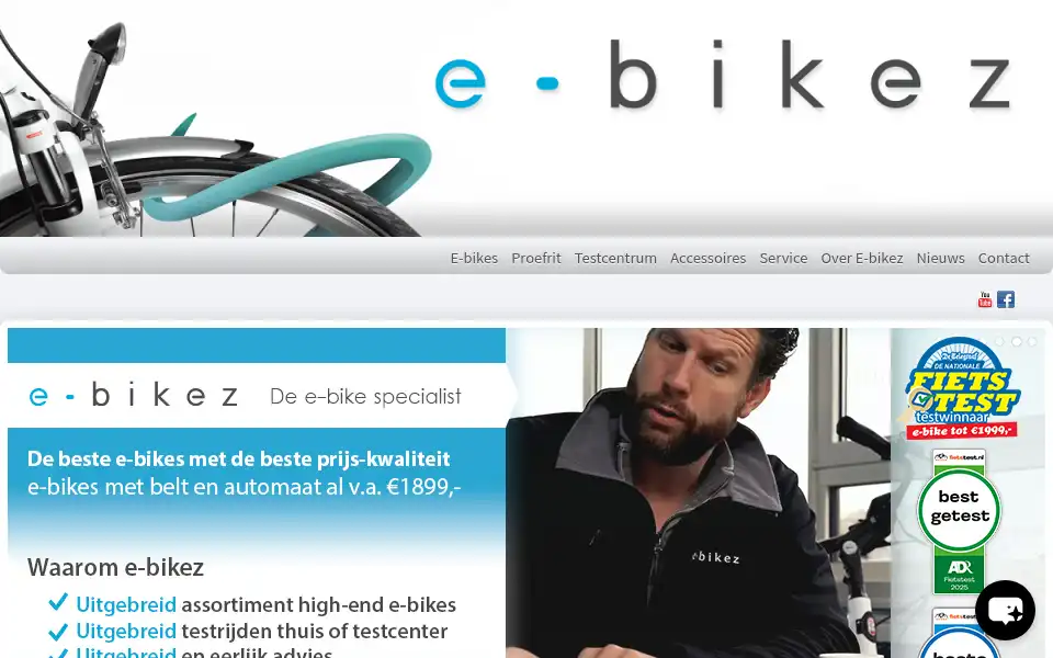 Screenshot of e-bikez.nl