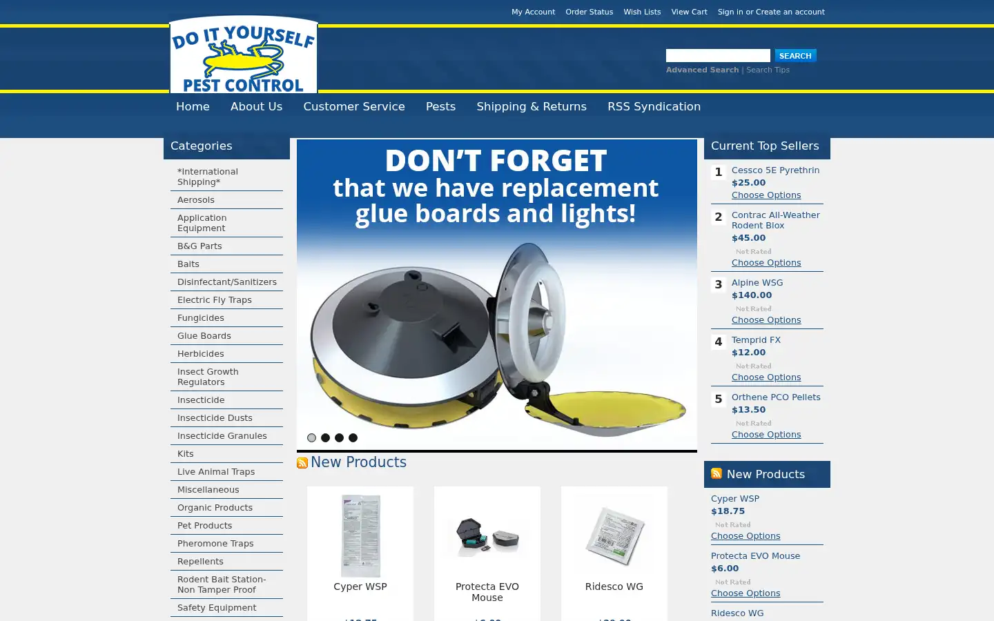 Screenshot of e-bug.net
