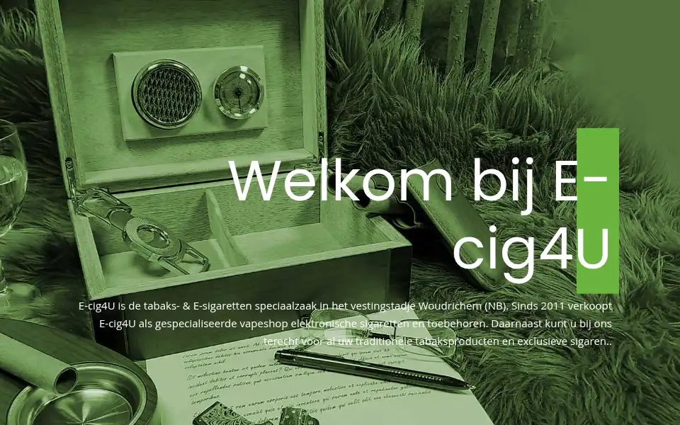 Screenshot of e-cig4u.nl