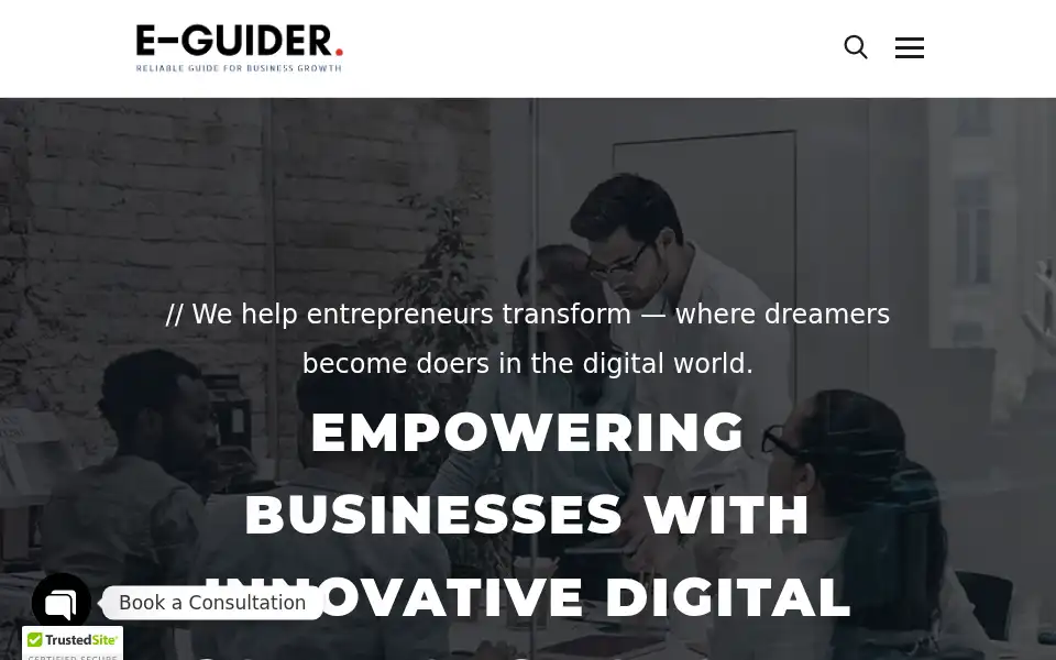 Screenshot of e-guider.com