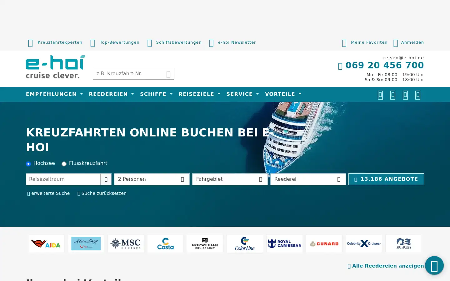 Screenshot of e-hoi.de