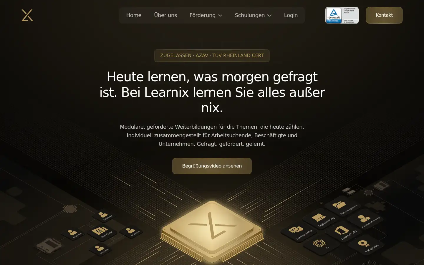 Screenshot of e-learnix.de