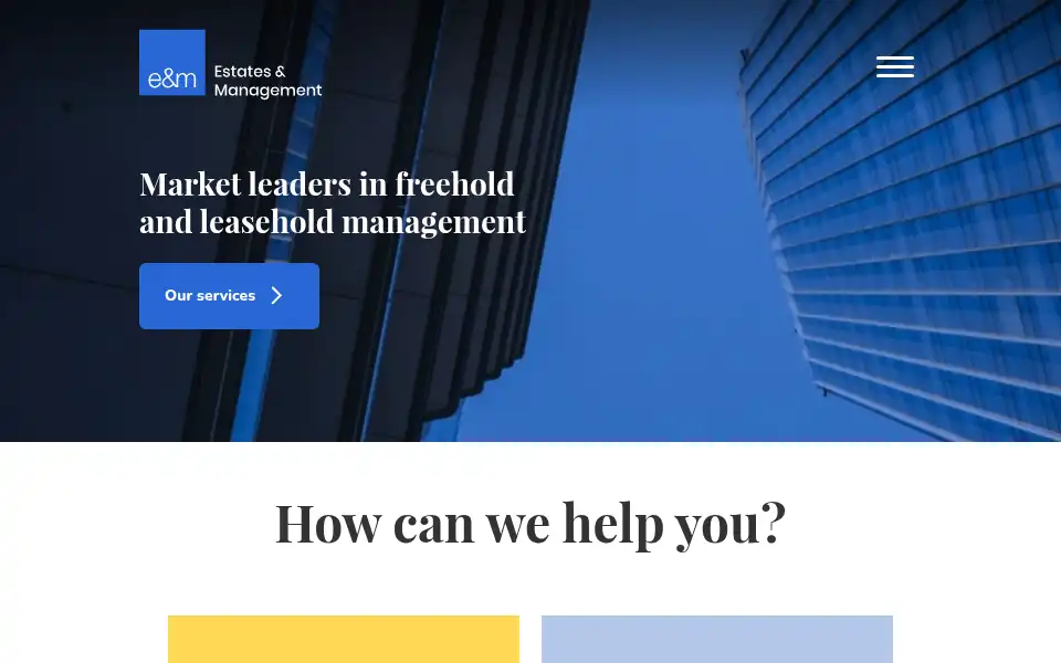 Screenshot of e-m.uk.com