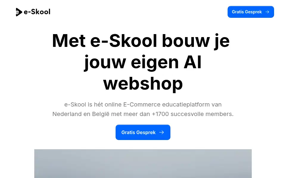 Screenshot of e-skool.nl