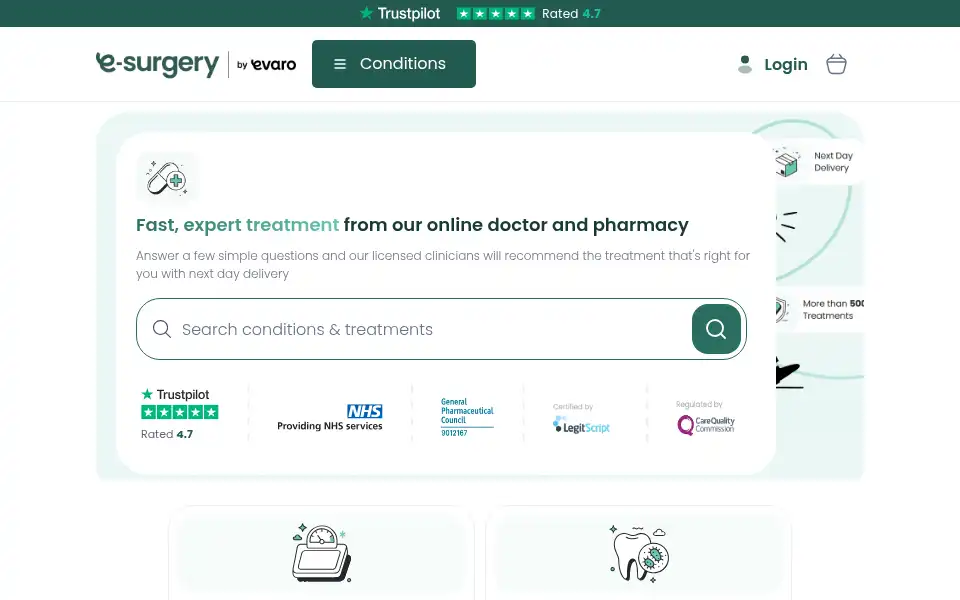 Screenshot of e-surgery.co