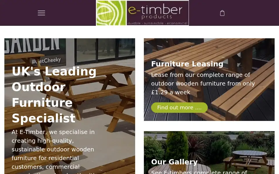 Screenshot of e-timberproducts.co.uk