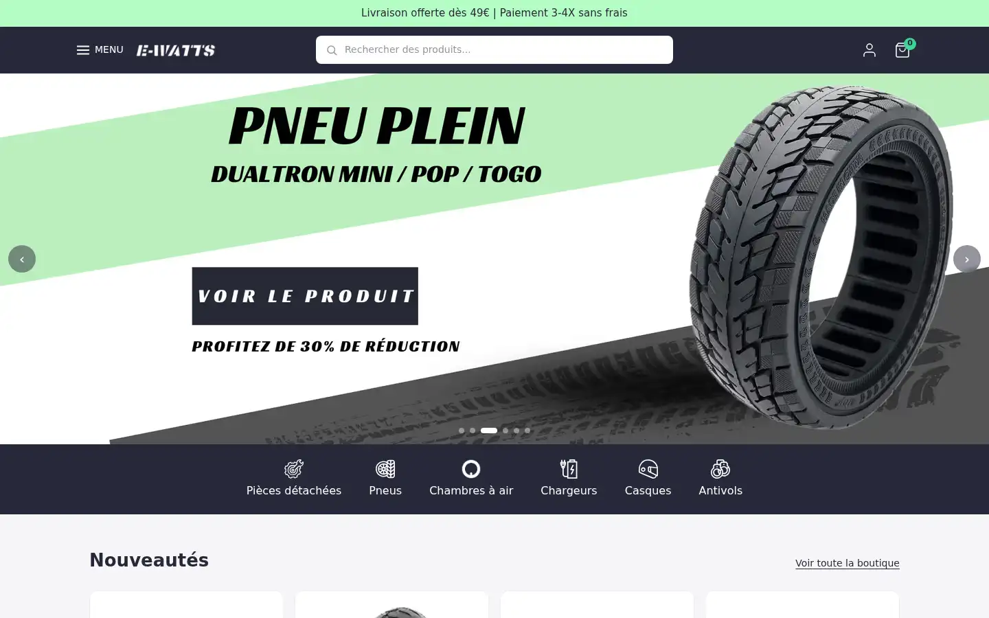 Screenshot of e-watts.fr