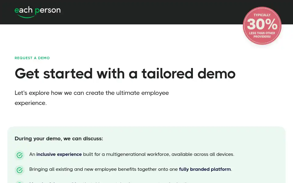 Screenshot of eachperson.com