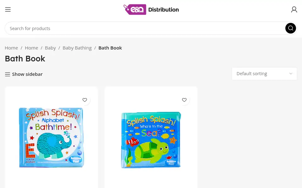 Screenshot of eadistribution.co.uk