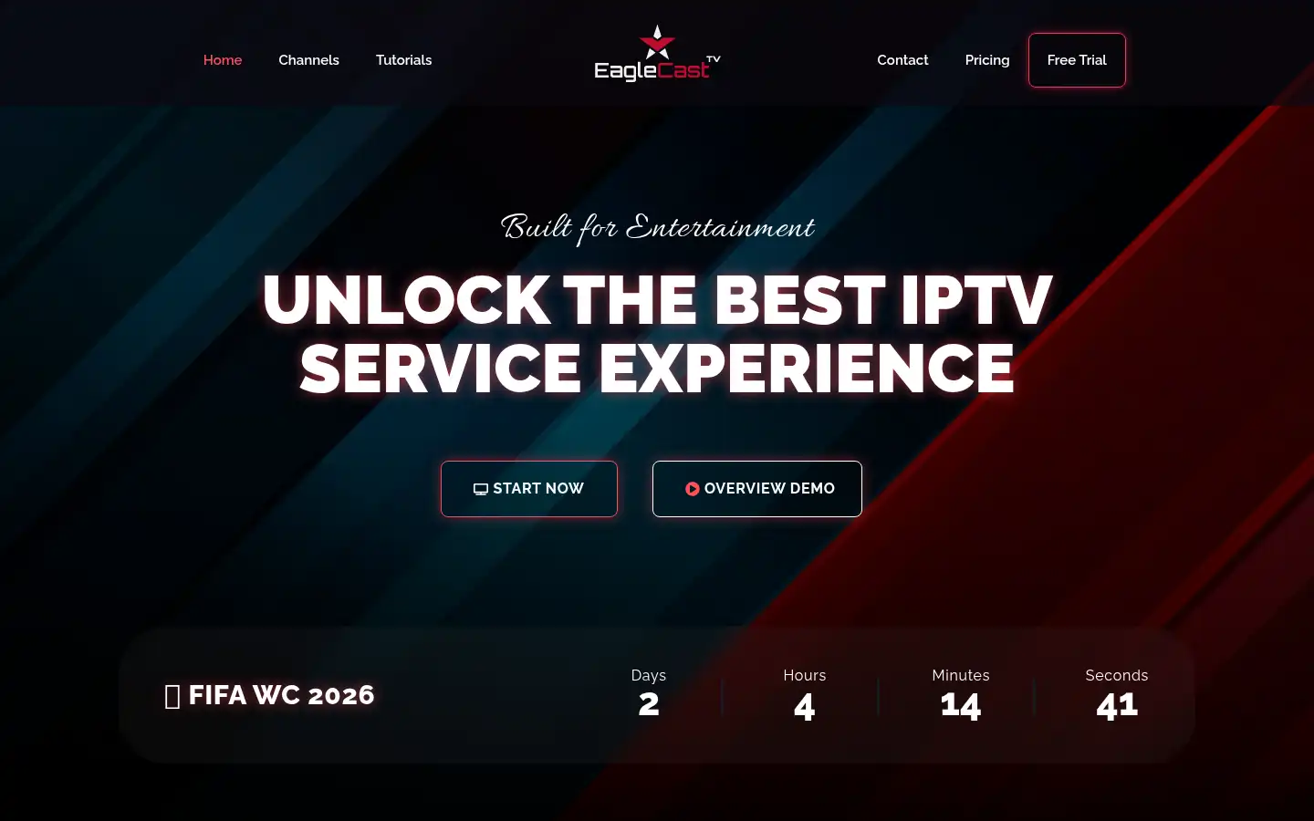 Screenshot of eaglecast.tv