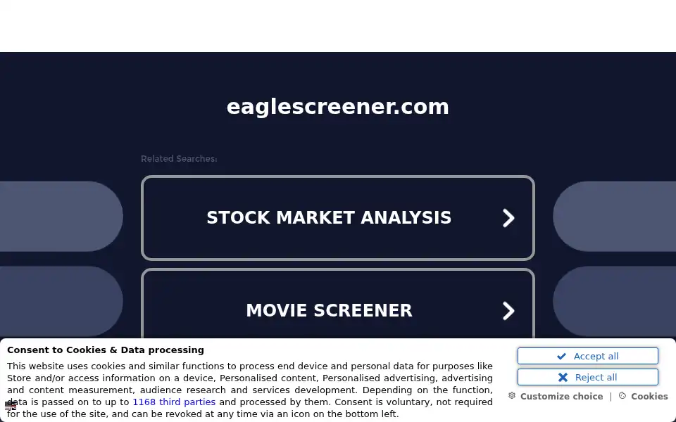 Screenshot of eaglescreener.com