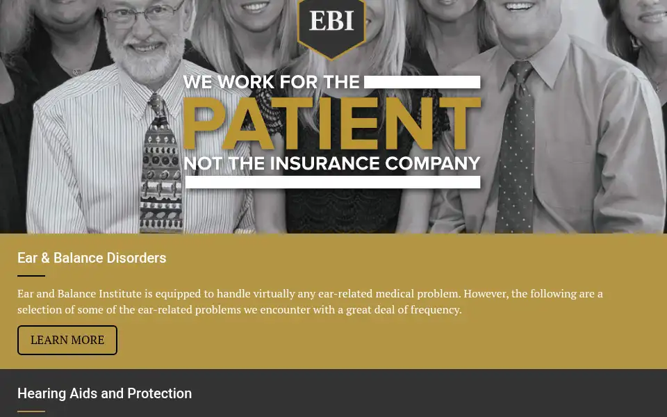 Screenshot of earandbalance.net
