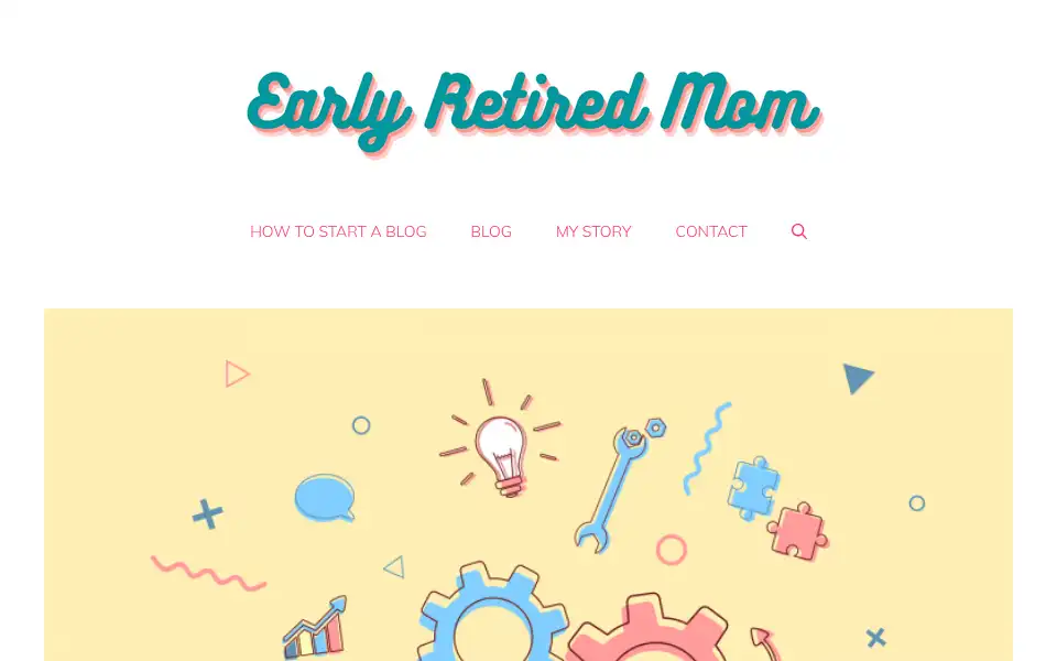 Screenshot of earlyretiredmom.com
