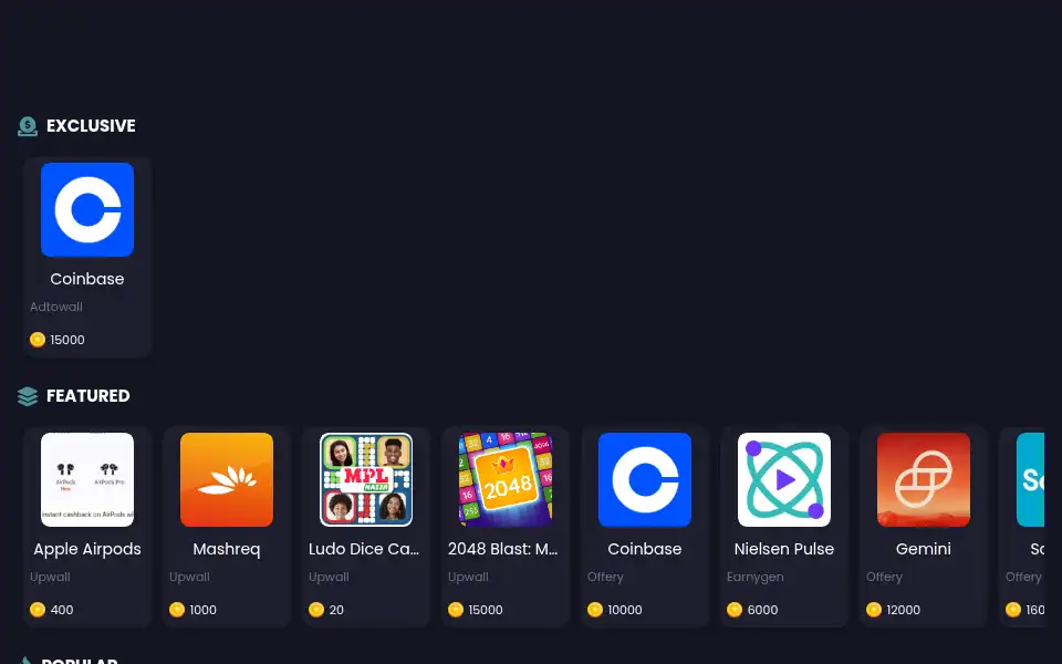Screenshot of earnygen.com