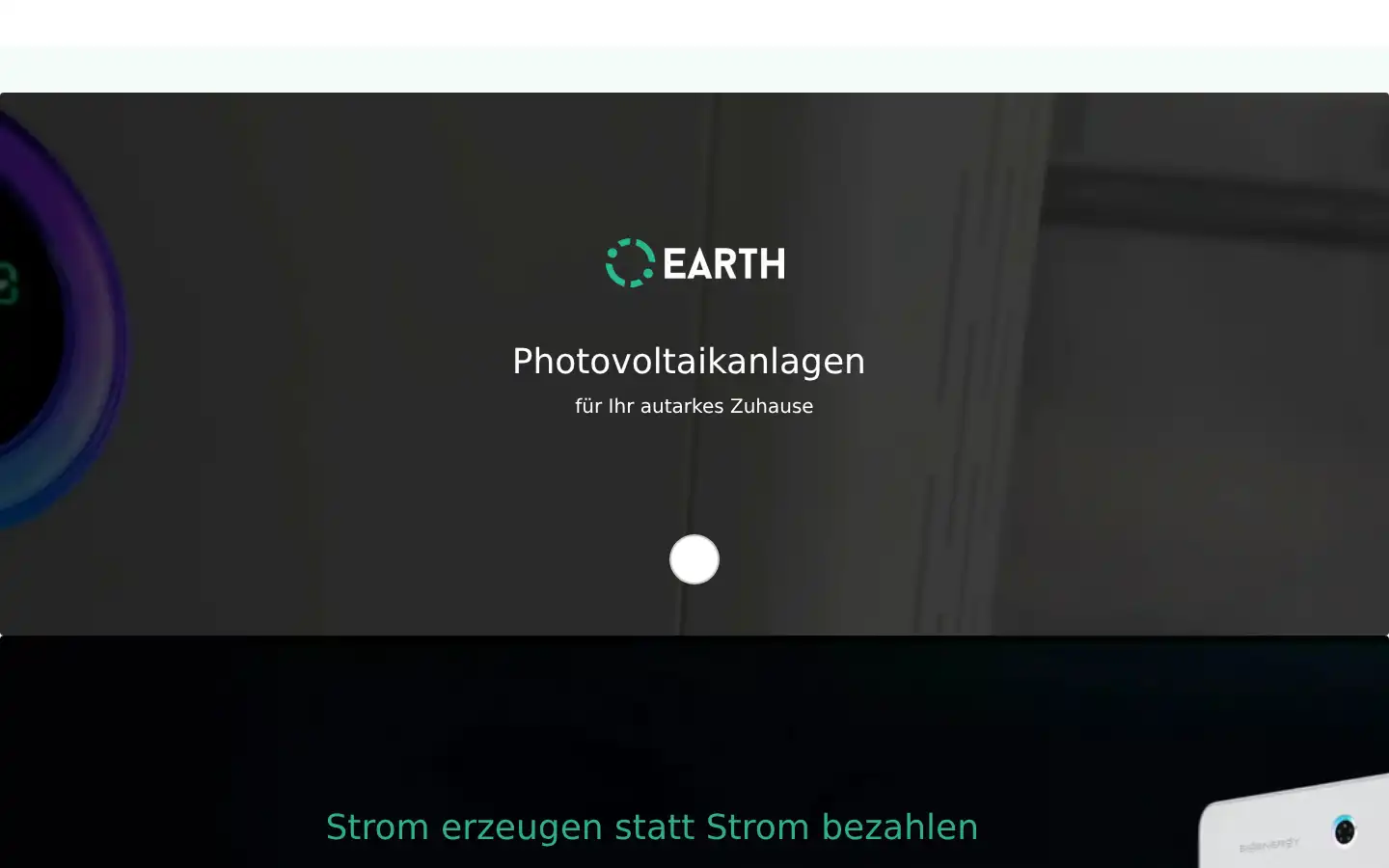 Screenshot of earth-solar.de