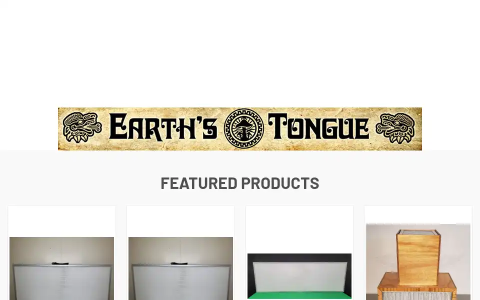 Screenshot of earthstongue.com